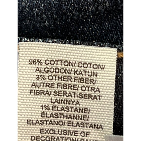 Lucky Brand Women's Mid-Rise Straight‎ Leg Jeans Size 6/28 Dark Wash Denim - Picture 10 of 11